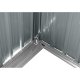 Riwall PRO RMSP 9x8 Anthracite LUX - zahradní domek kovový 2,4 x 2,8 m s pultovou střechou