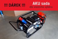 Rámová profesionální elektrocentrála TP 12 HP AVR s podvozkem