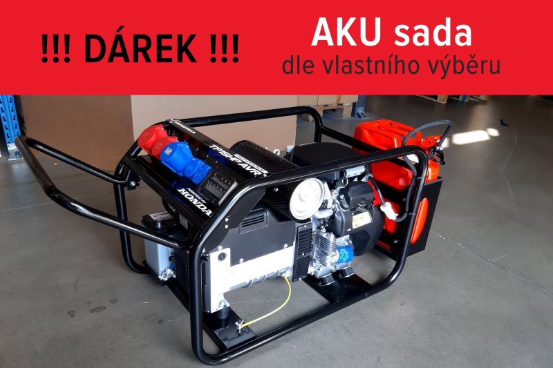 Rámová profesionální elektrocentrála TP 12 HP s podvozkem - Kliknutím na obrázek zavřete