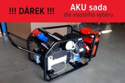 Rámová profesionální elektrocentrála TP 15 HP s podvozkem