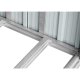 Riwall PRO RMWS 3x7 Anthracite - přístřešek na dřevo 2 x 1,5 m s pultovou střechou
