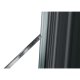 Riwall PRO RMWS 3x9 Anthracite - přístřešek na dřevo s kůlnou 2,7 x 1,6 m s pultovou střechou