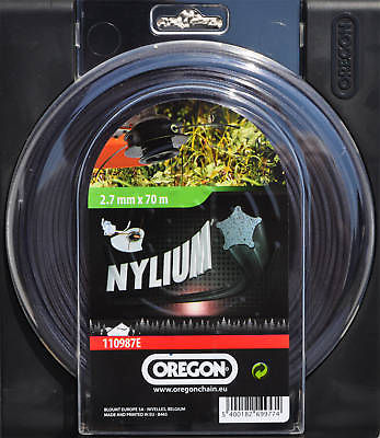Žací struna NYLIUM STARLINE černé, hvězda 2,7mm x 70m 110987E - Kliknutím na obrázek zavřete