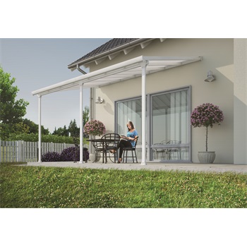 Sierra 4200 bílá 3 x 4,25 - hliníková (montovaná) pergola - Kliknutím na obrázek zavřete