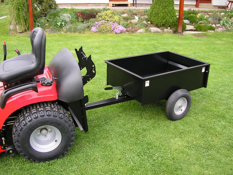 Vozík za travní traktor Vares TDK - Kliknutím na obrázek zavřete